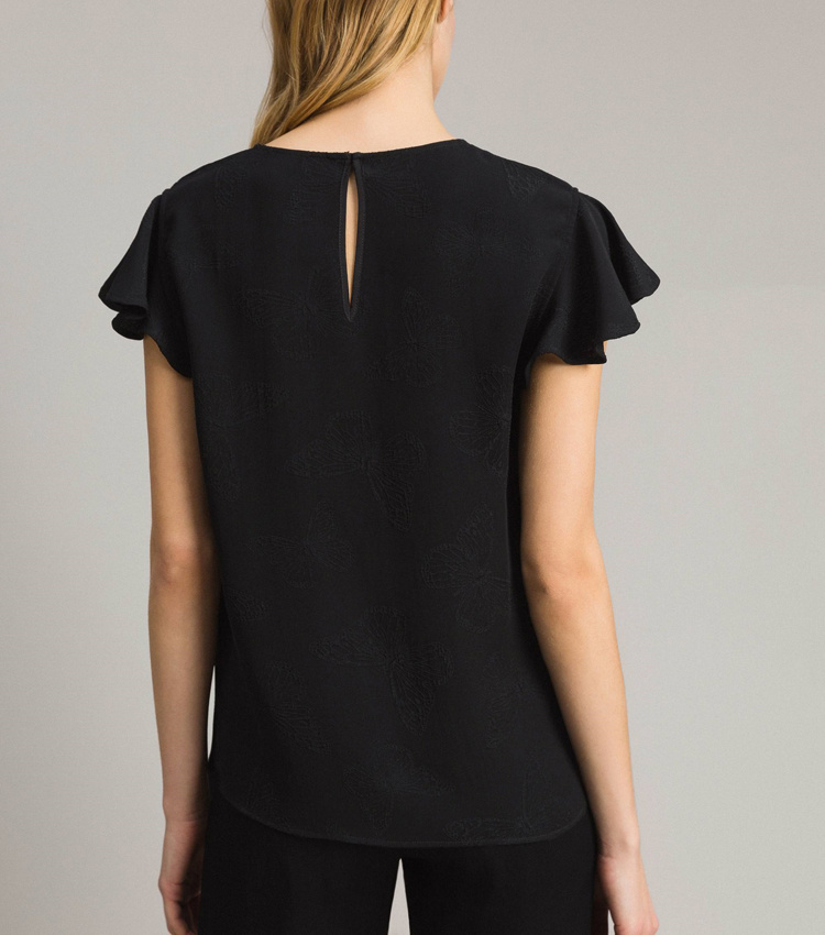 TWINSET LOTUS LEAF EDGE T-SHIRT