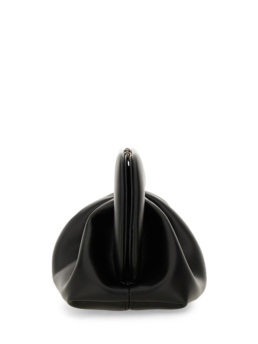 Themoirè Adjustable Shoulder Bag In Black