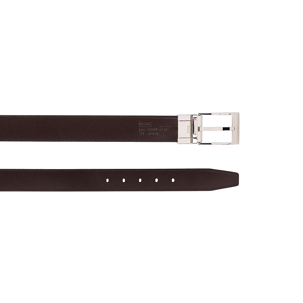 Bally Logo Wallet Belt Set In Black