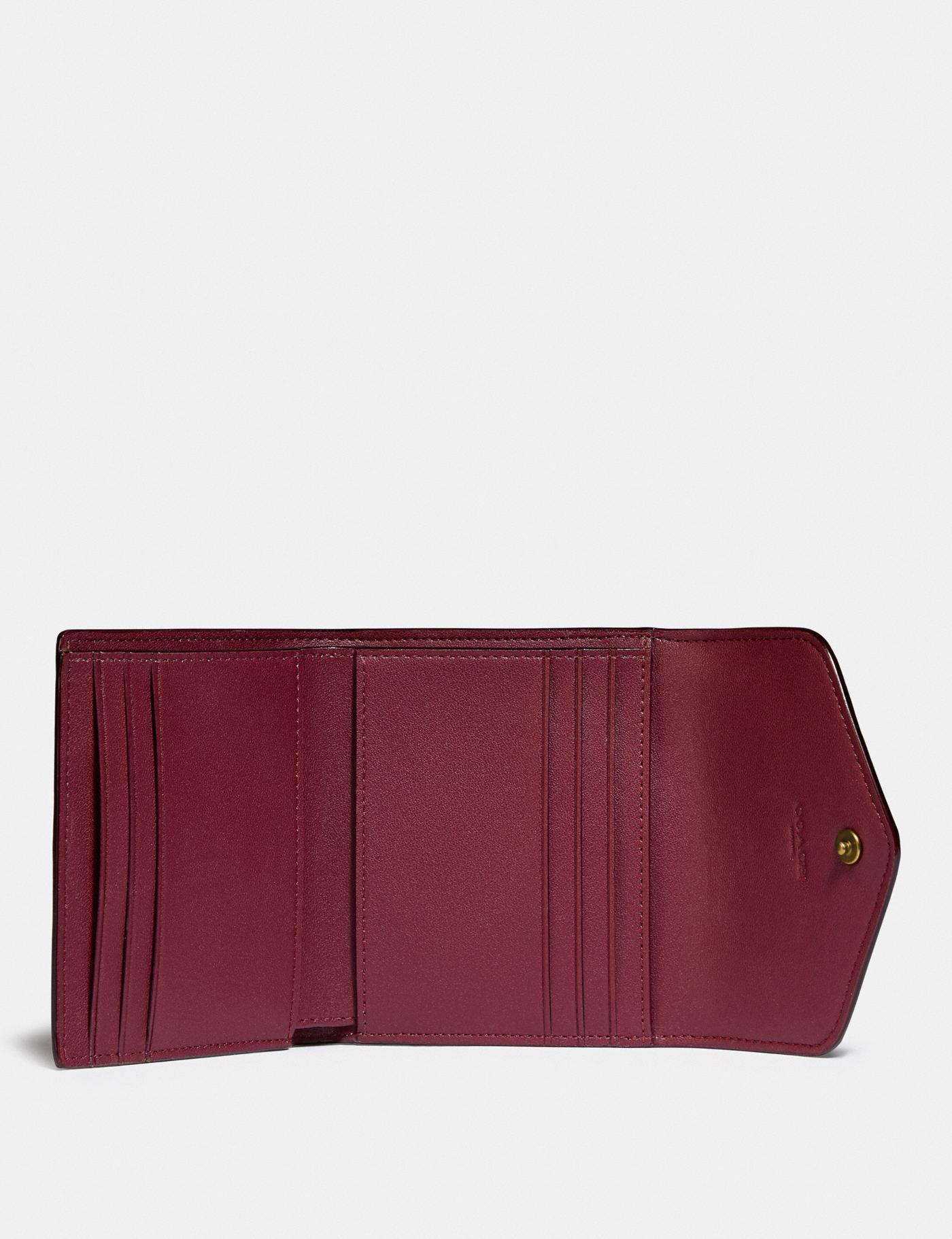 Coach Logo-print Bi-fold Leather Wallet In Black