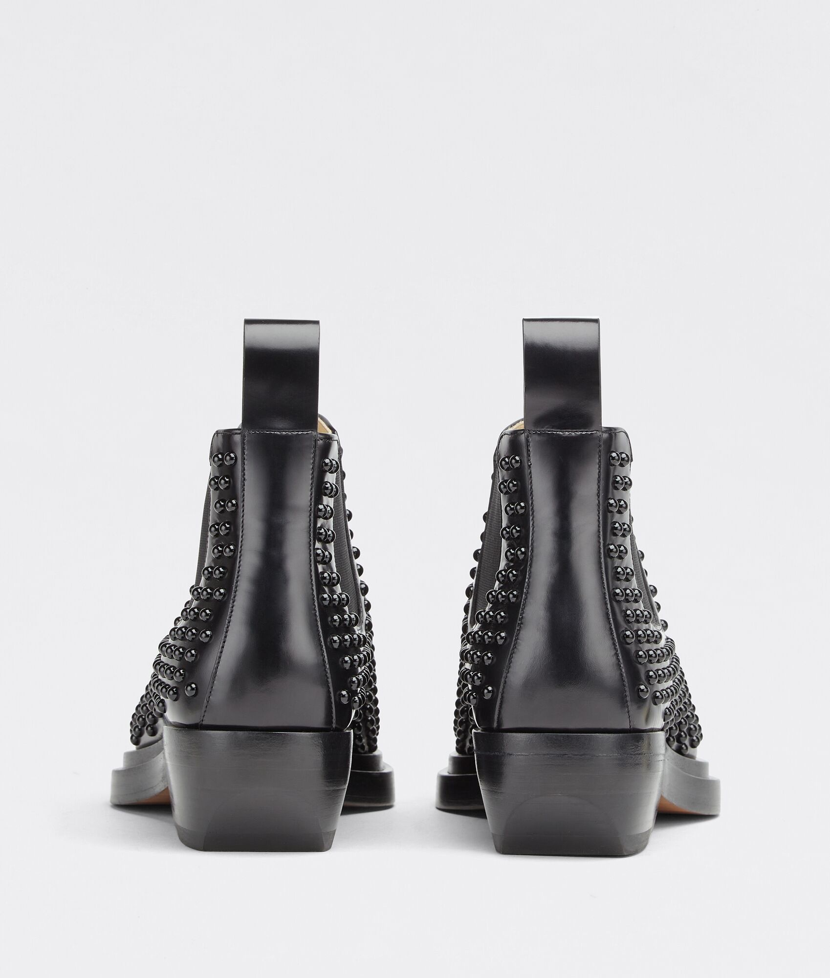 BOTTEGA VENETA RIVET ZIPPER BOOTS