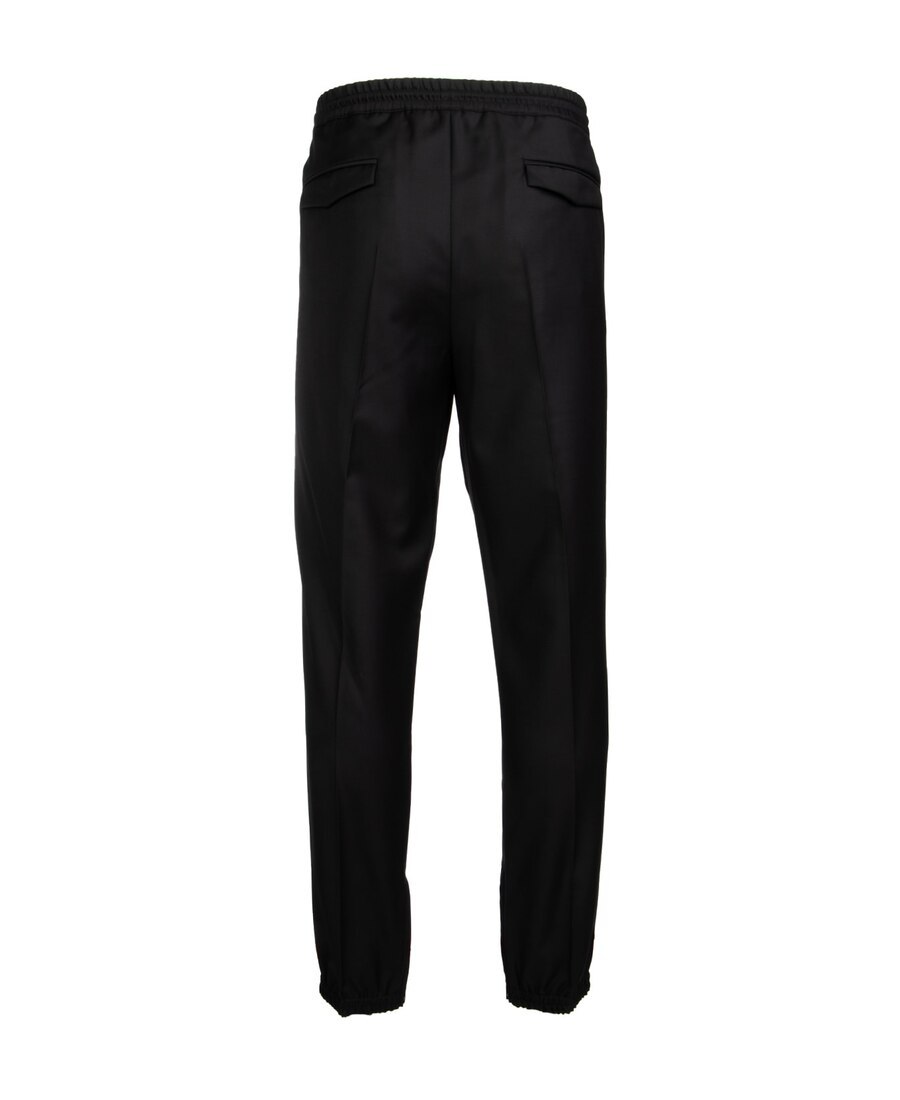 Dior Lace Up Sweatpants In Black