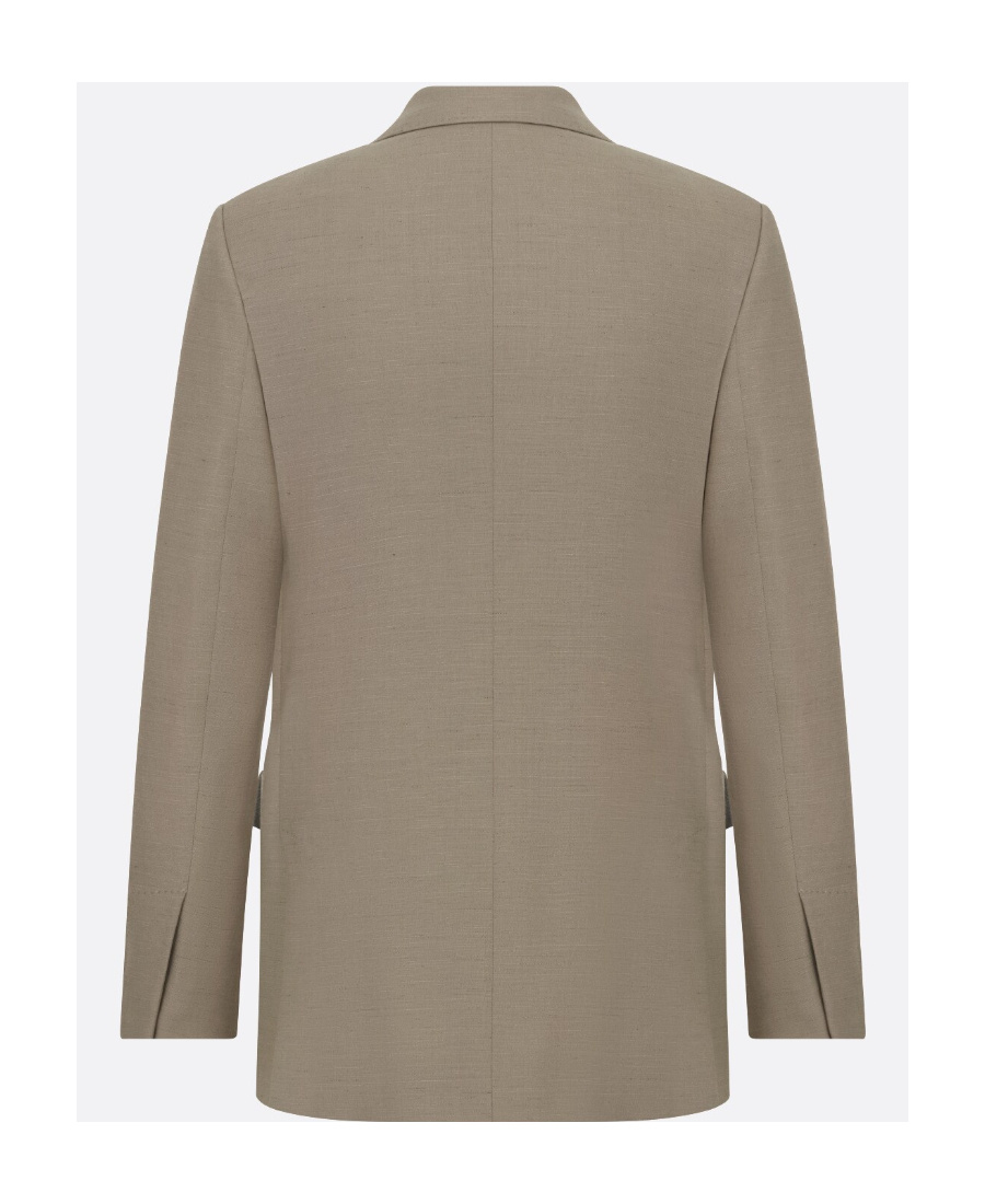Dior Homme Single-breasted Long-sleeved Jacket In Gray