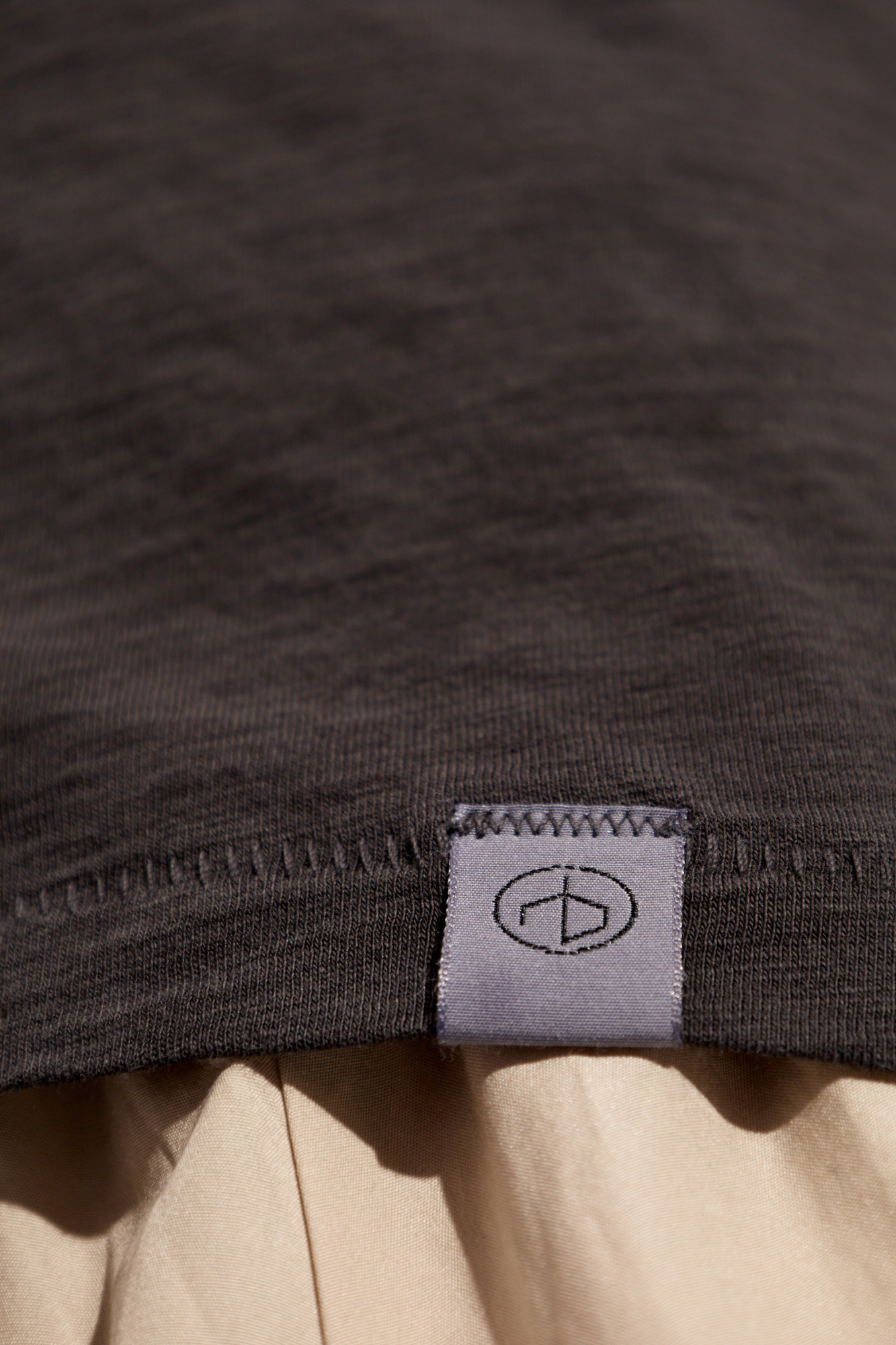 Rag & Bone The Slub Crew-neck T-shirt In Black