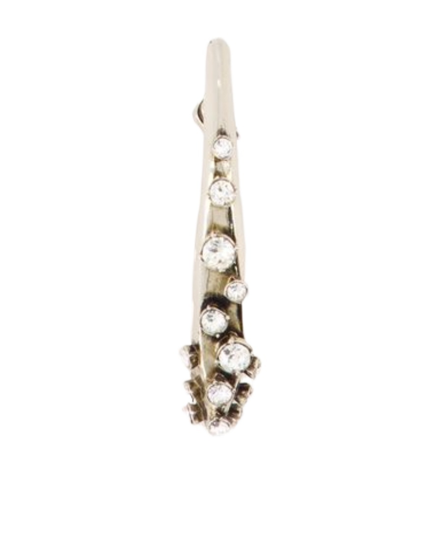 Alexander Mcqueen Pave Faceted Ohrringe - - Silber In White
