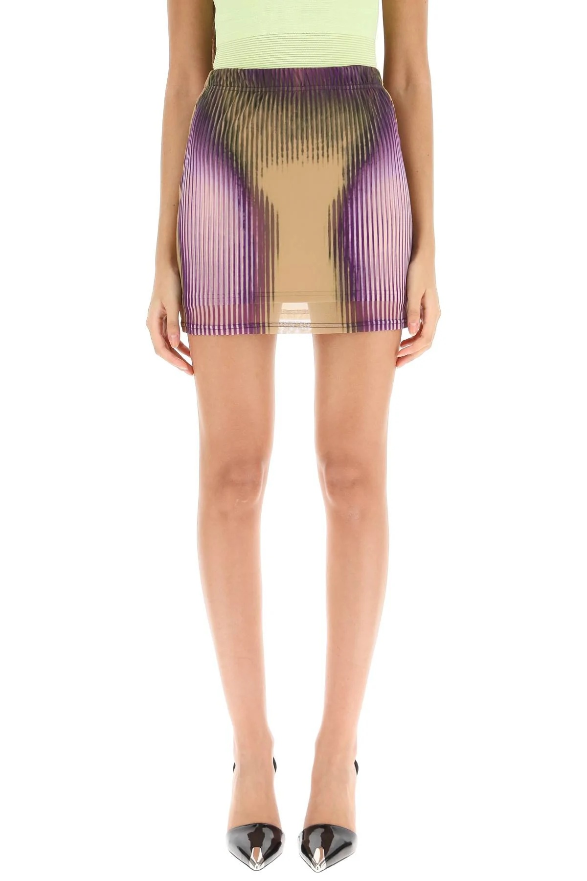 Y/PROJECT X JEAN PAUL GAULTIER MORPH MINI SKIRT
