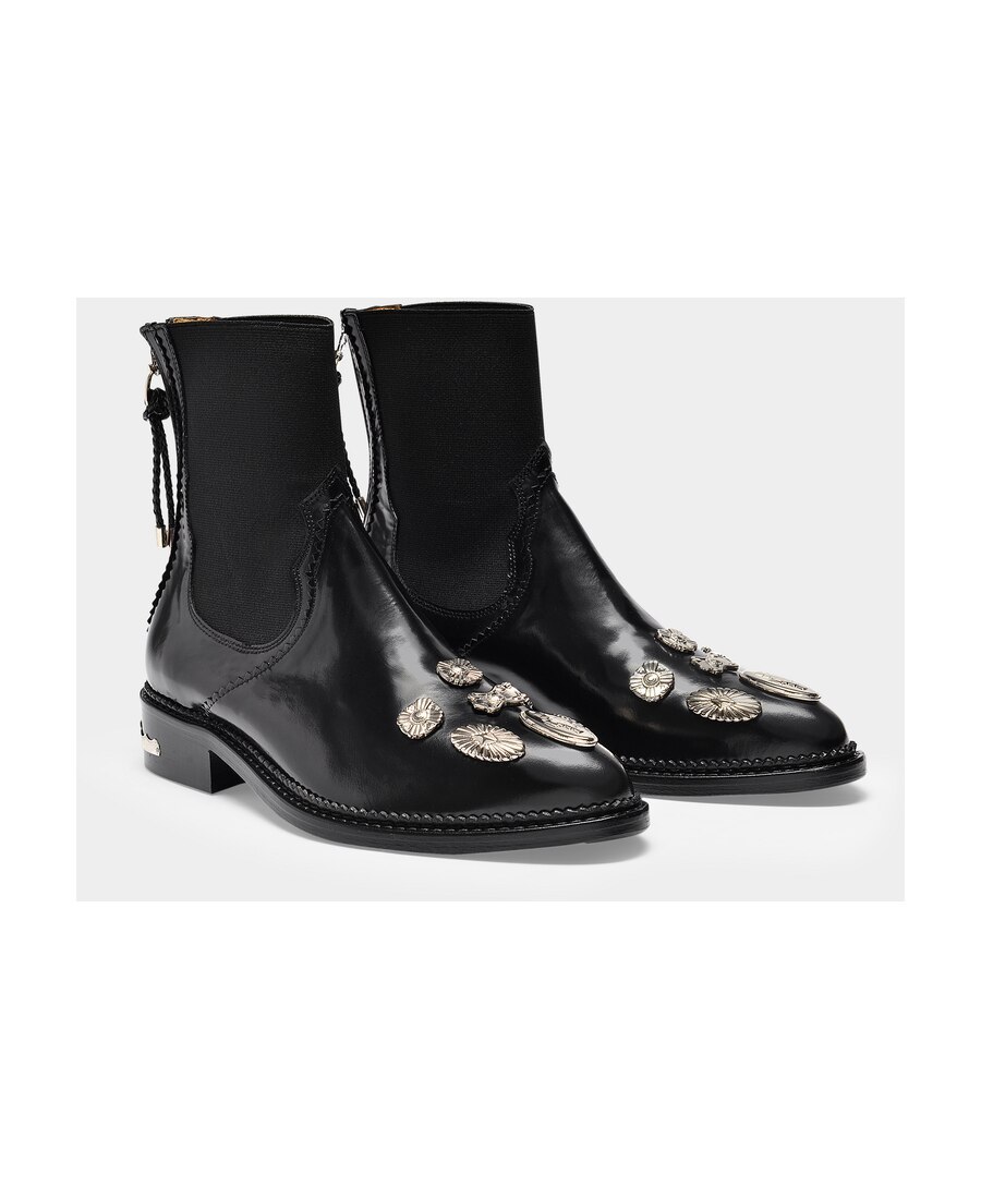 Toga Chelsea Boots In Black