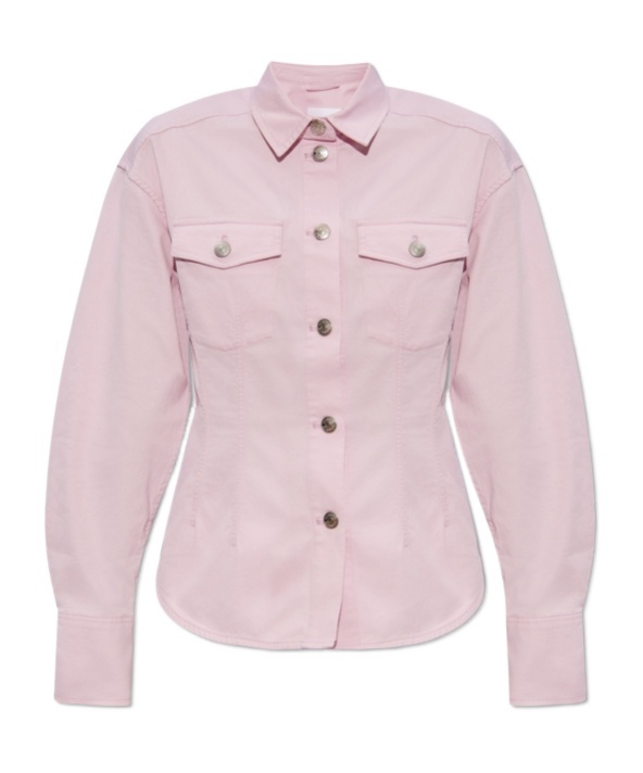 Samsoe & Samsoe Long-sleeved Shirt In Pink