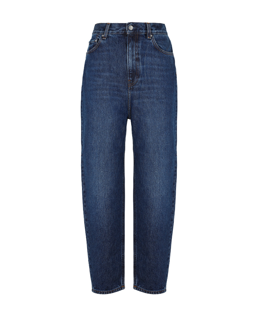 Totême Toteme Organic Denim Classic Cut Jeans In Blue