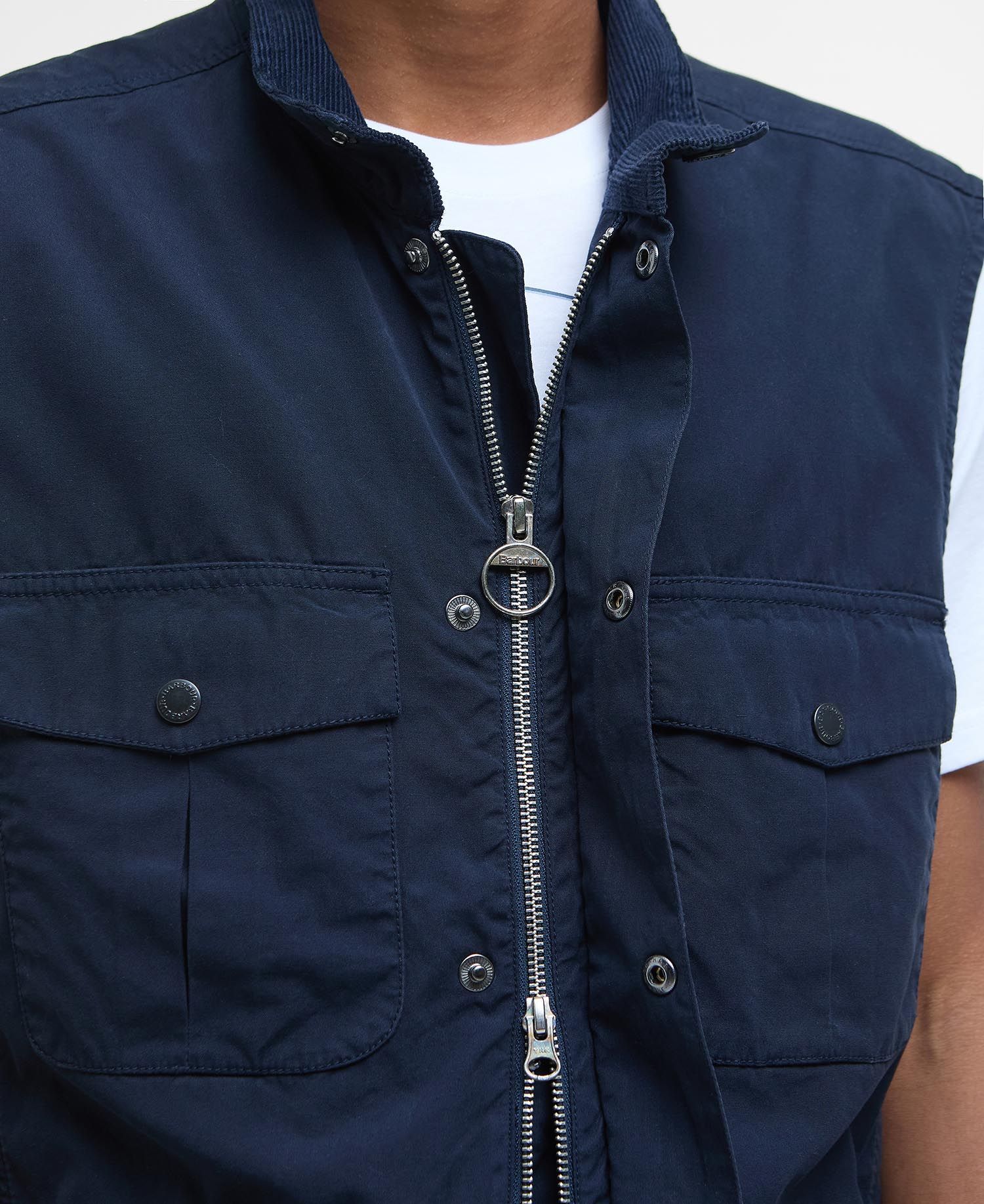Barbour Casual Corbridge - Cotton Waistcoat In Black