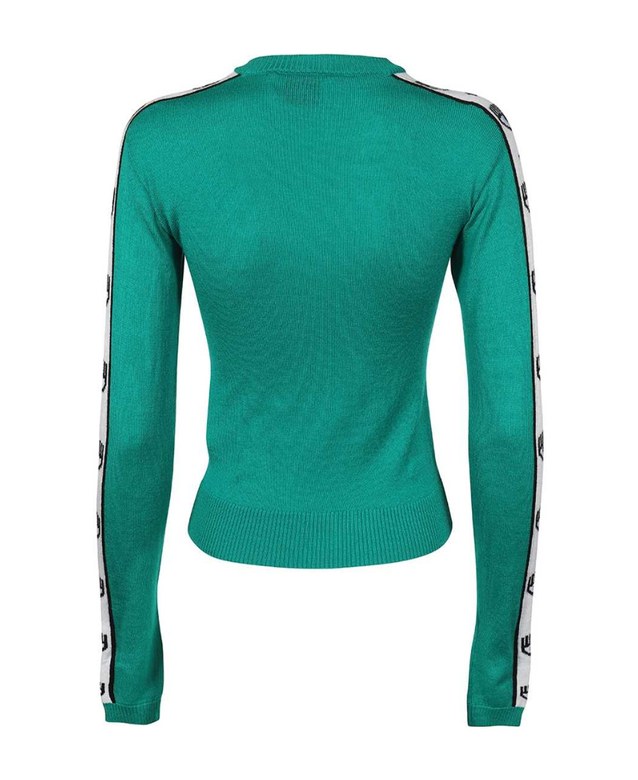 CHIARA FERRAGNI CHIARA FERRAGNI LONG-SLEEVED CREWNECK KNITTED JUMPER