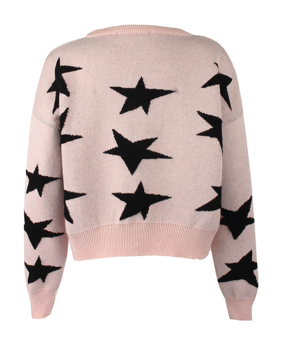 MSGM STAR PATTERN SWEATER 