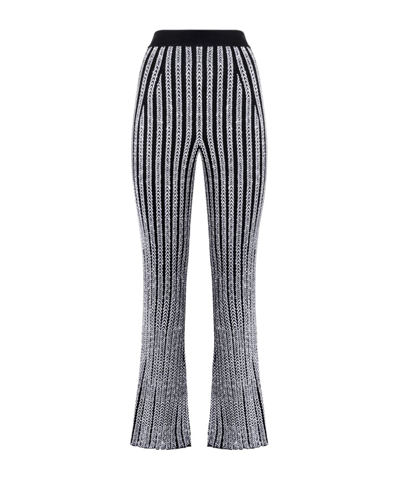 Shop Missoni Flared Casual Pants In Gray