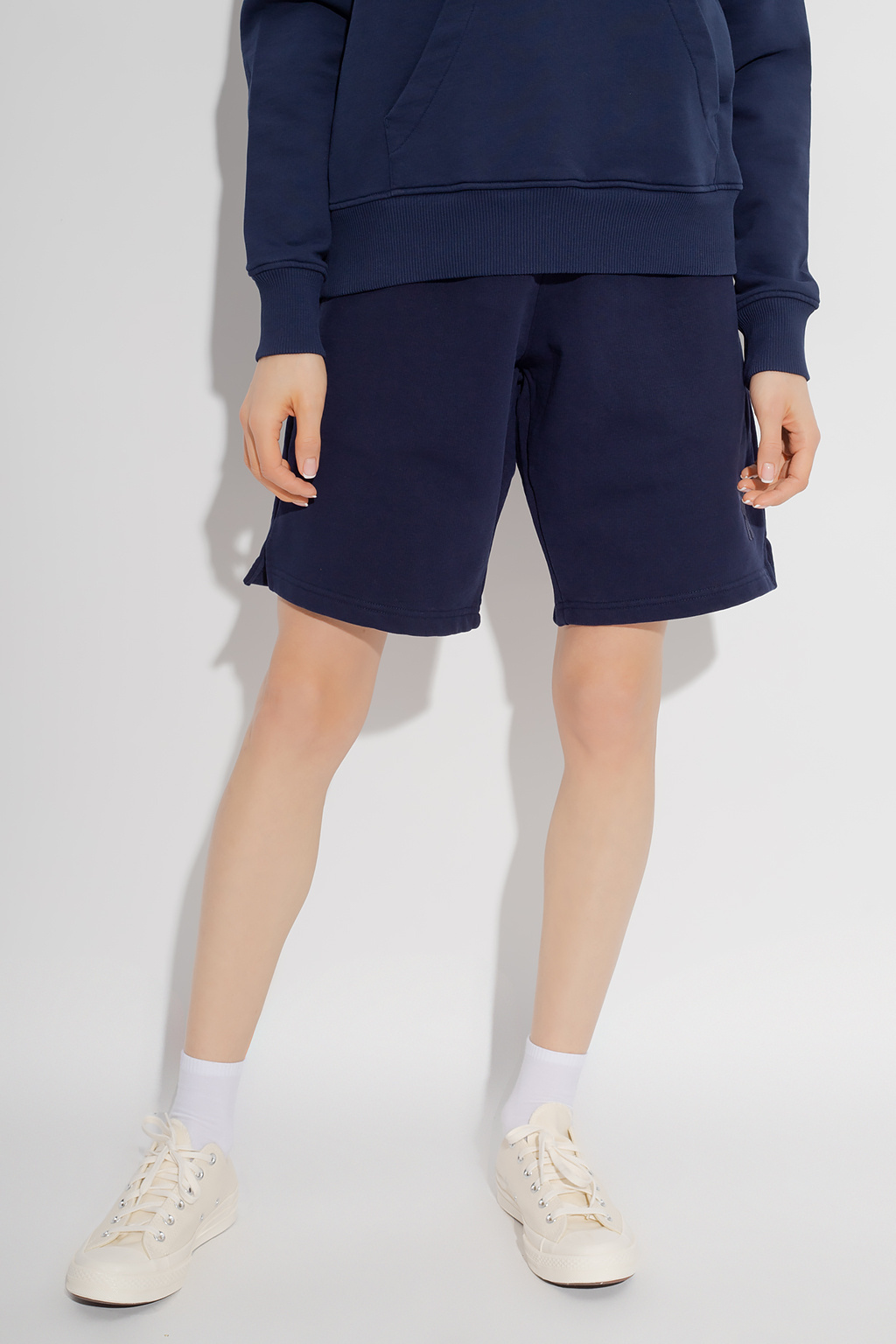 AMI ALEXANDRE MATTIUSSI DRAWSTRING TRACK SHORTS