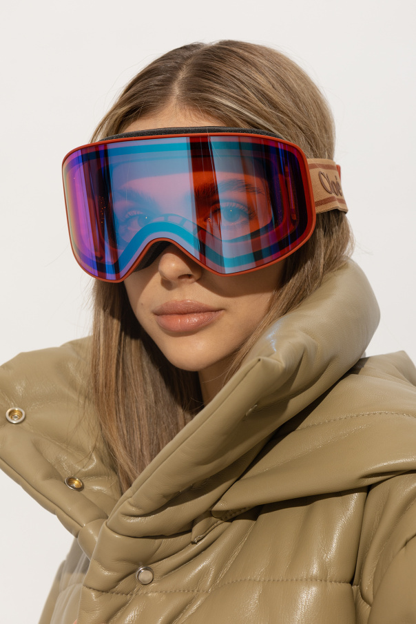 Chloé Eyewear Elasticated-band Ski Sunglasses In Blue