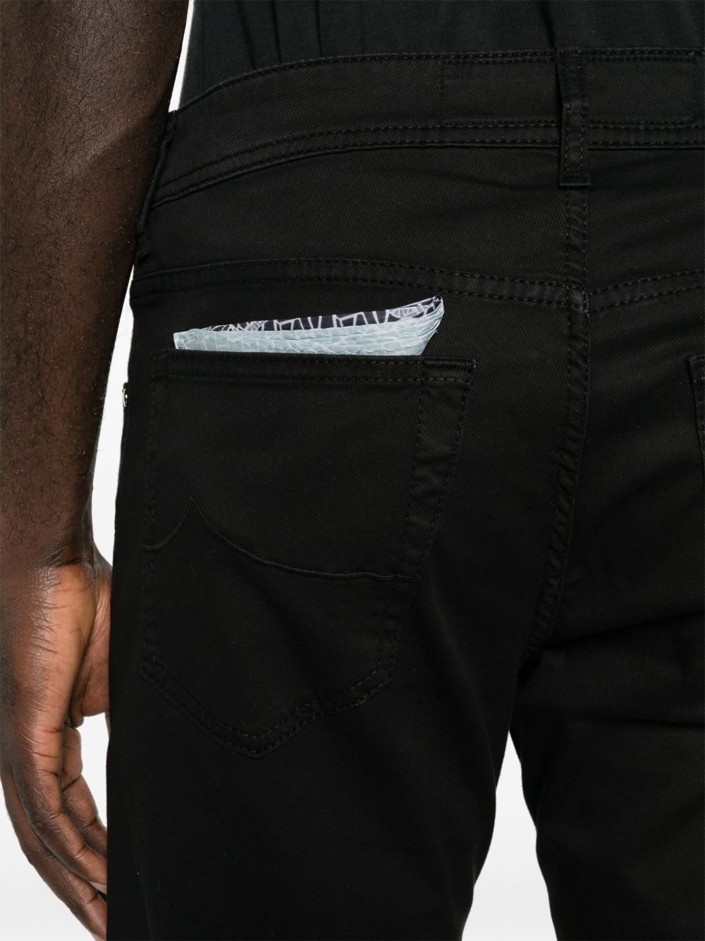 Jacob Cohen Mens Slim Fit Bard Jeans In Black