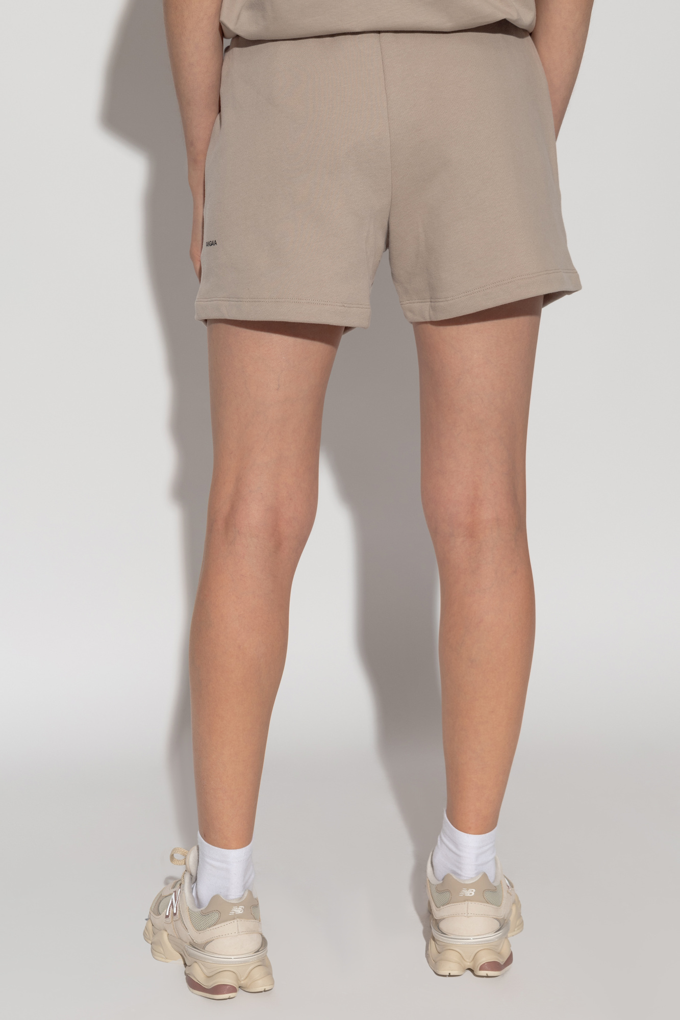 Pangaia Elastic Waist Shorts In Nude