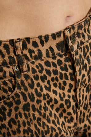 Zadig & Voltaire Leopard Print Casual Pants In Animal Print