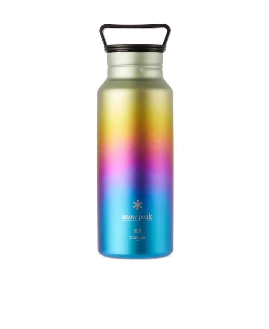 Snow Peak Aurora Titanium Rainbow 800ml Bottle In Multicolor