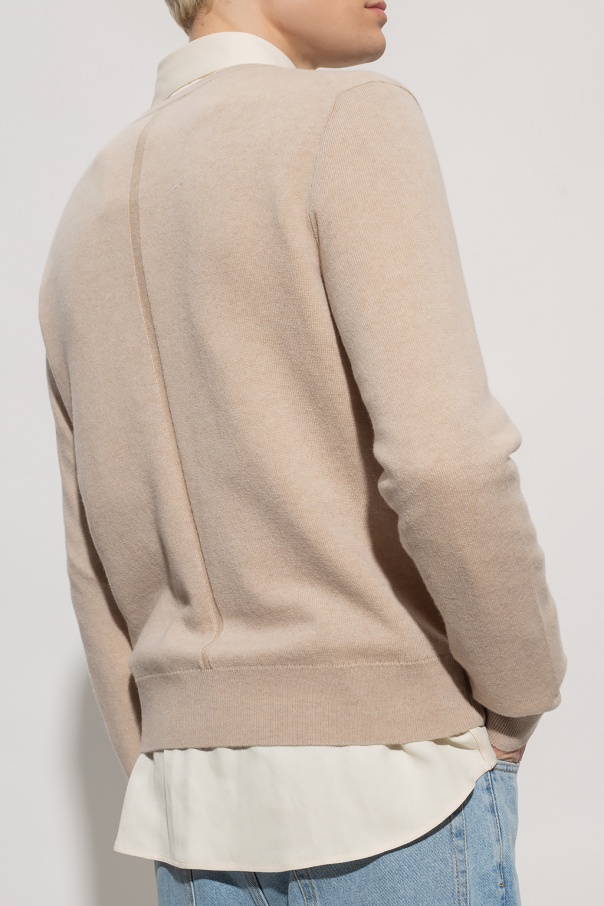 The Row Benji Long-sleeved Pullover In Nude