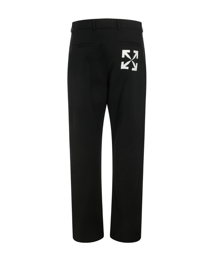 Off-white Arrows-print Straight-leg Trousers