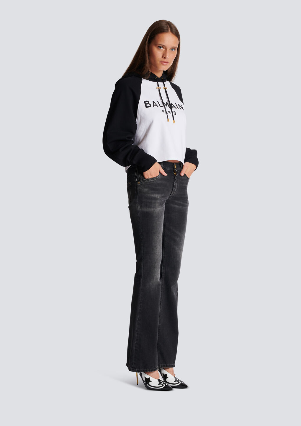 Balmain Sweatshirt Damen Farbe Weiss In White