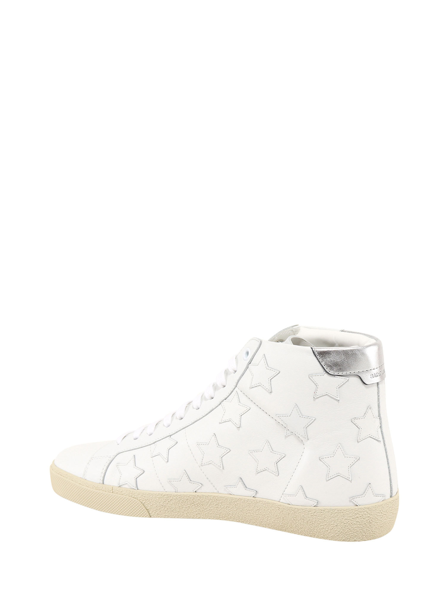 Saint Laurent Court Classic Sl 02 California Mid-top Sneakers In White