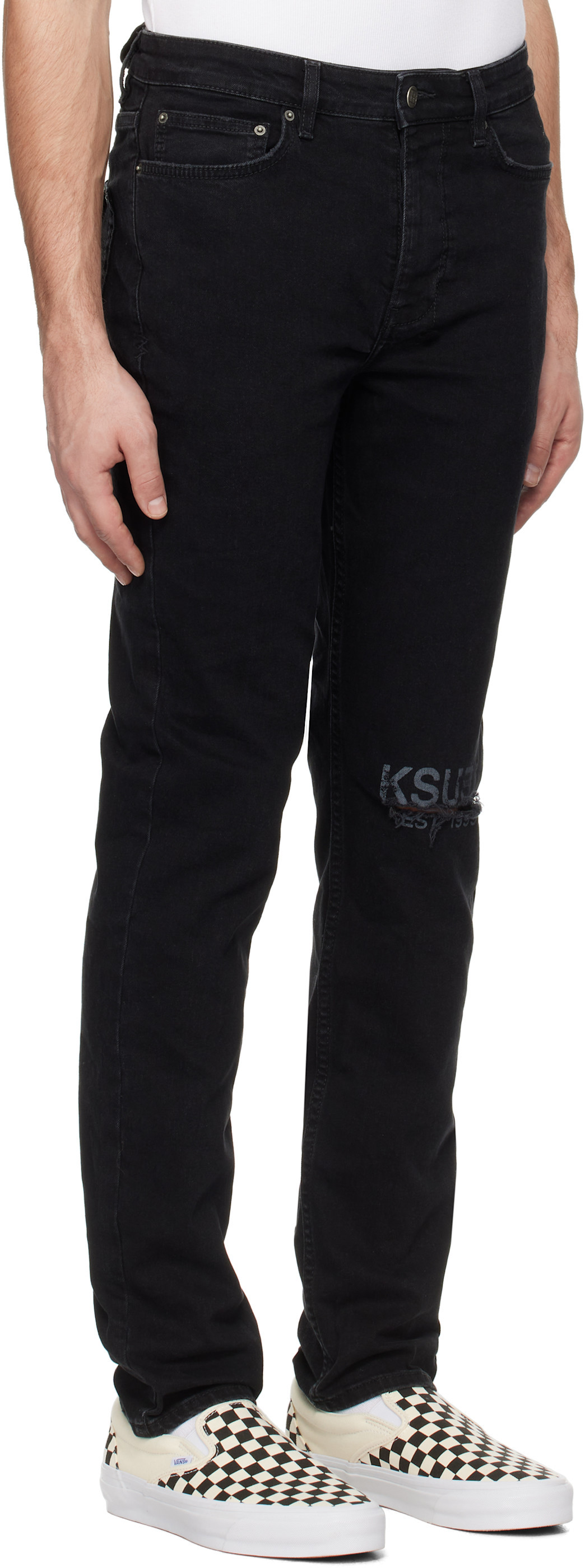 KSUBI CHITCH LAID BLACK EST JEANS