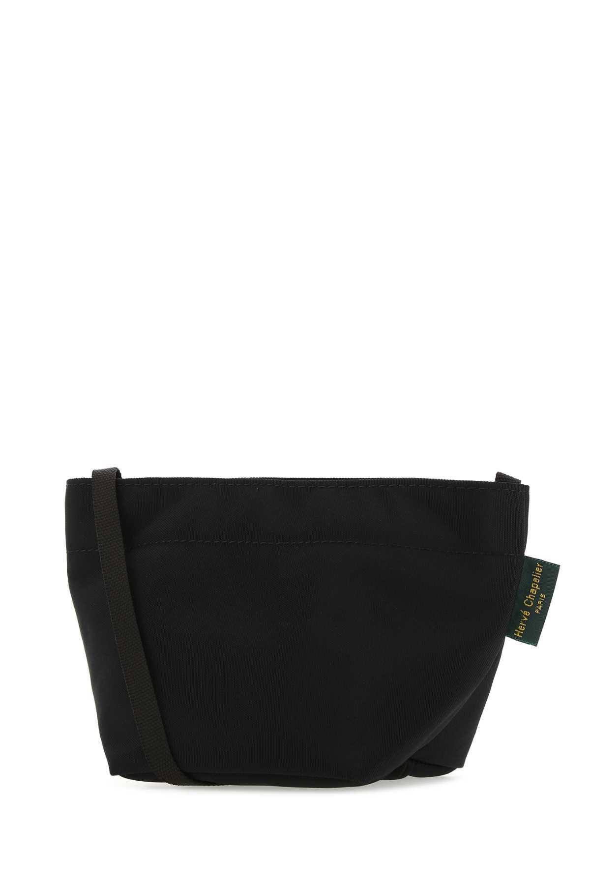 Herve Chapelier Mini Shoulder Bag In Black
