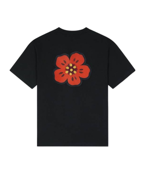 Kenzo 'boke Flower' Embroidered T-shirt In Cotton In Black