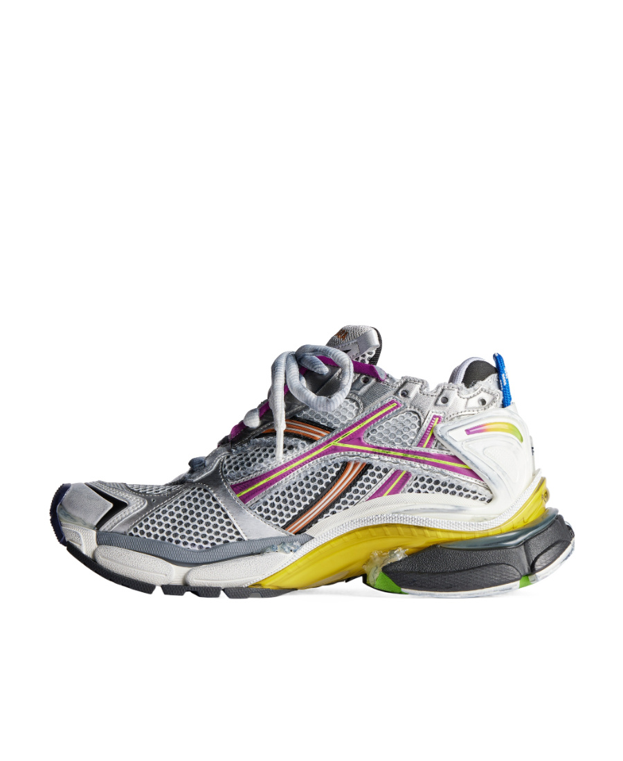 Balenciaga Deconstructed Runner Sneakers In Multicolor
