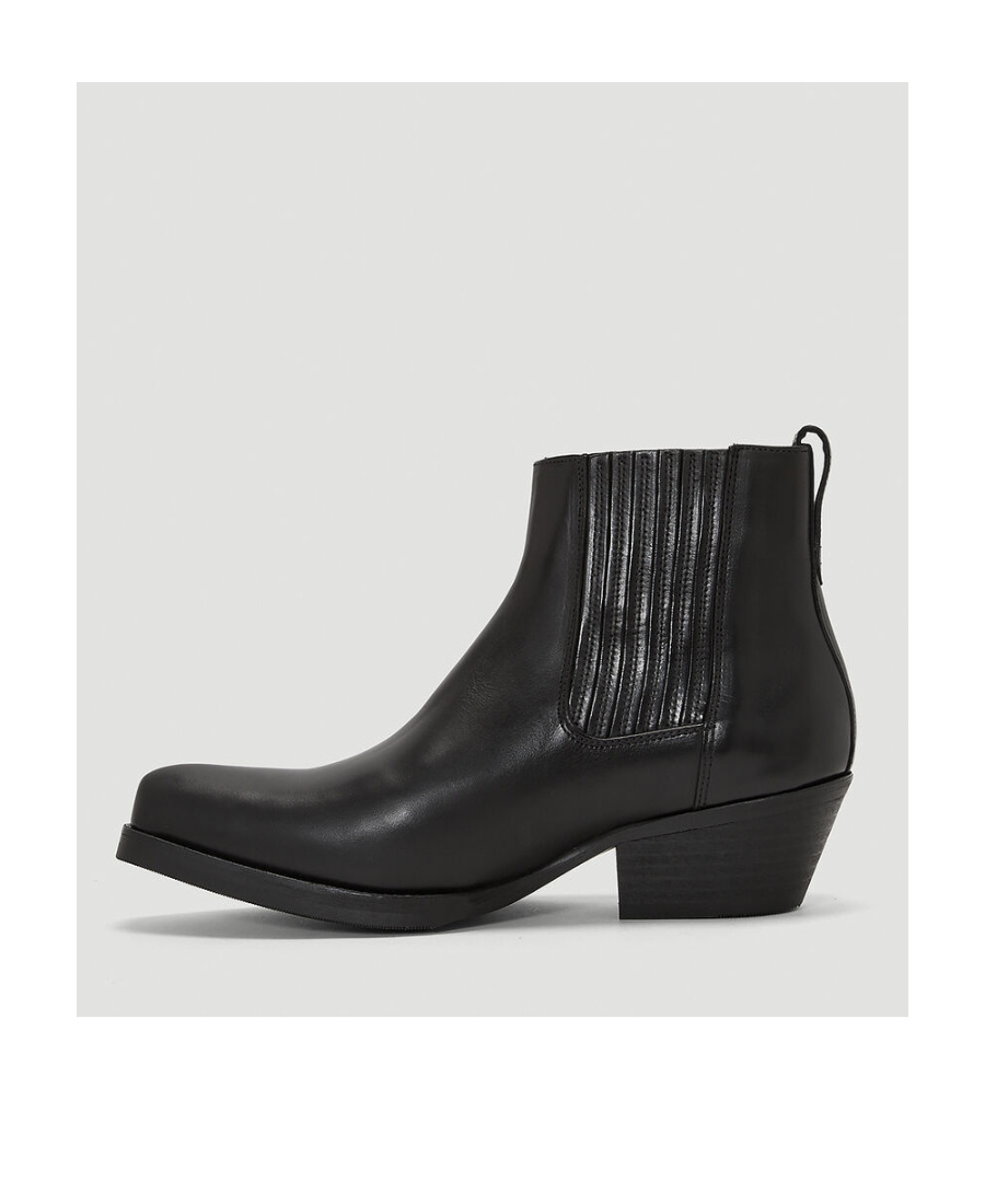 Our Legacy Black Cuban Ankle Boots In Black