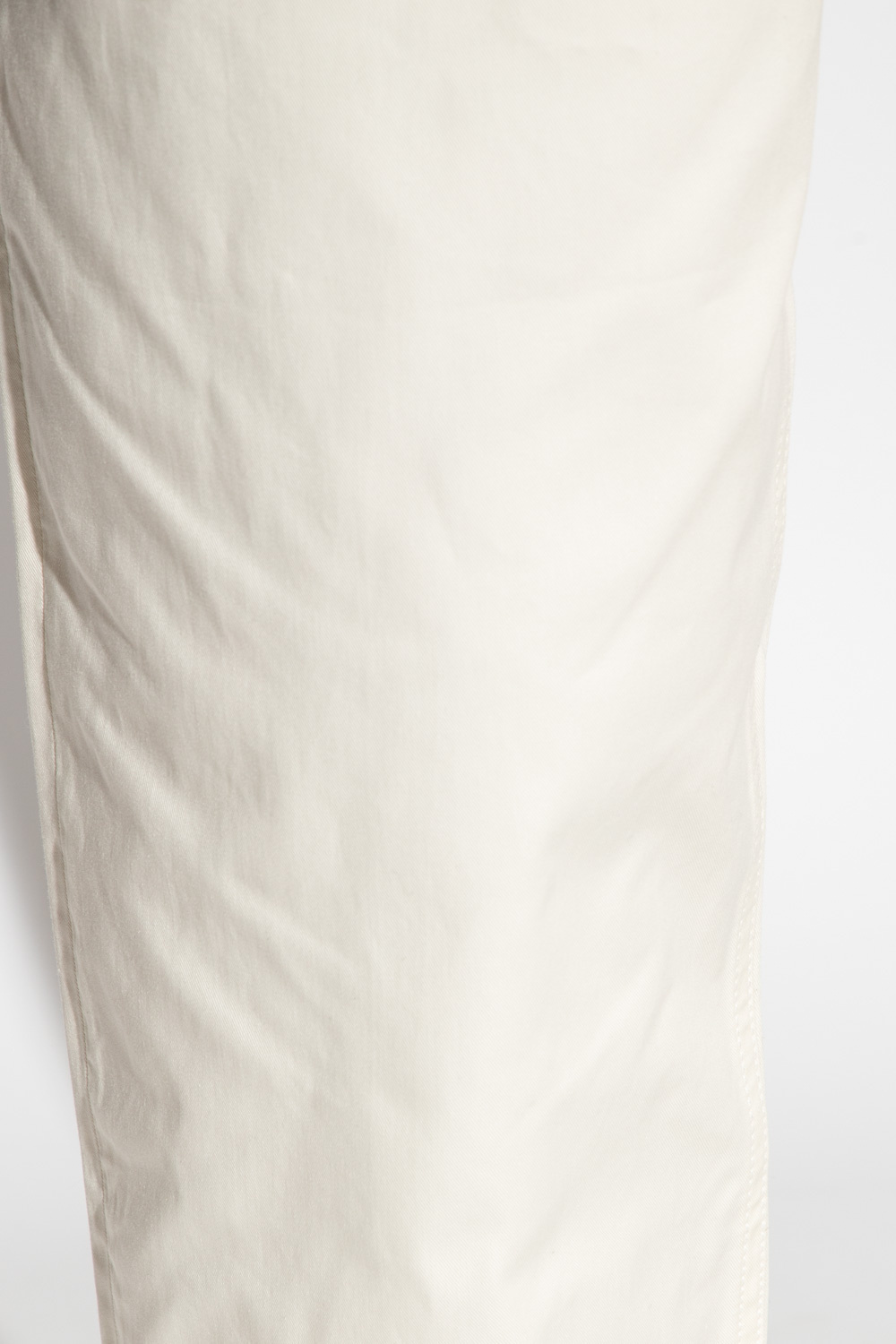 MAISON KITSUNÉ EMBROIDERED-LOGO COTTON PANTS