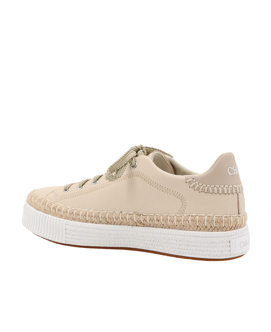 Shop Chloé Telma Low-top Sneakers In Nude