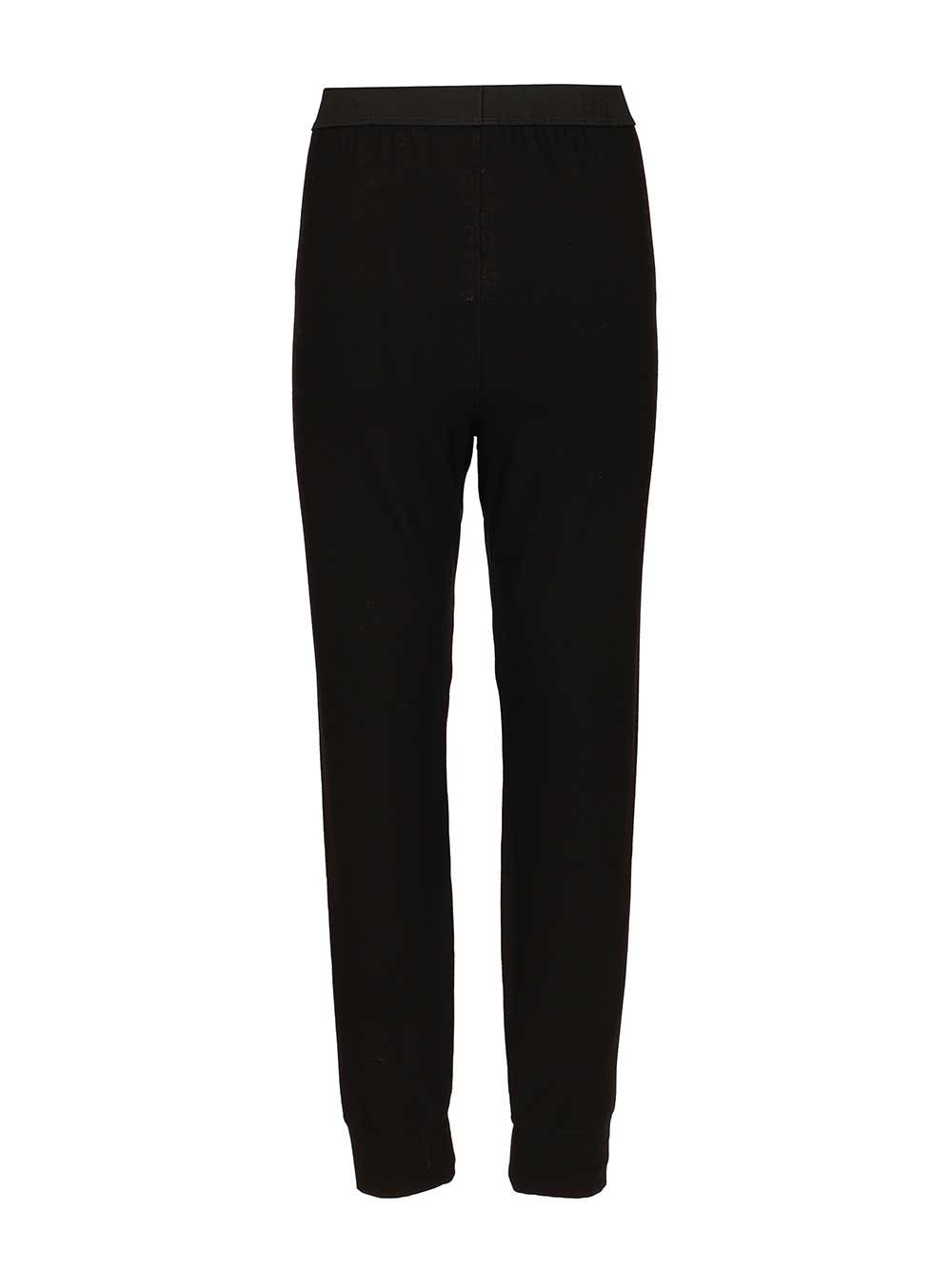 Rick Owens Elastic Waist Leggings In Black