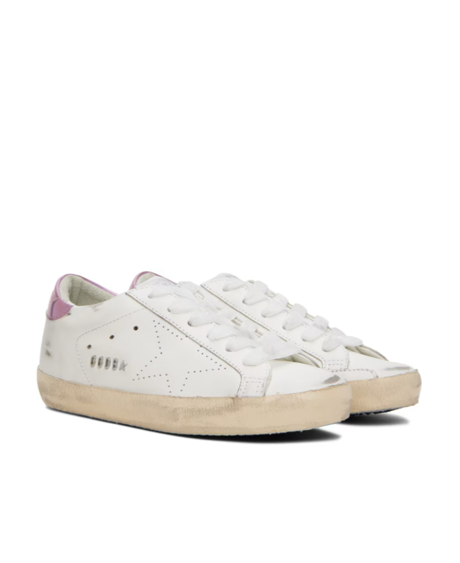 Golden Goose Ssense Exclusive White Super-star Sneakers In White