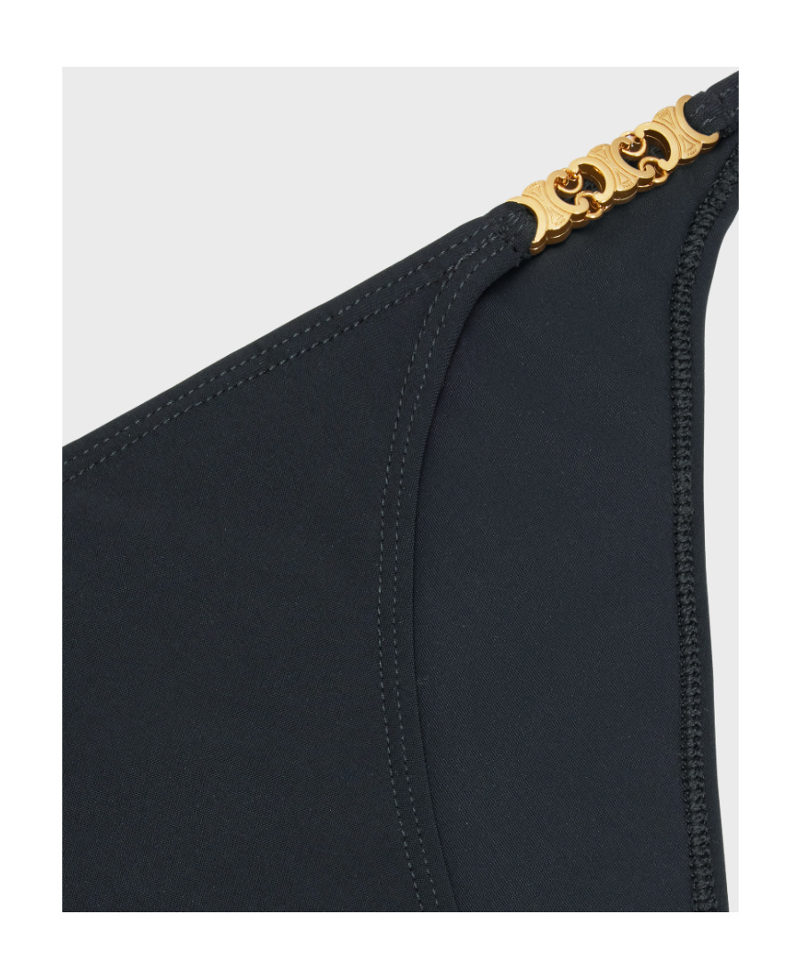Celine Plain Jersey Swimming Trunks In Black