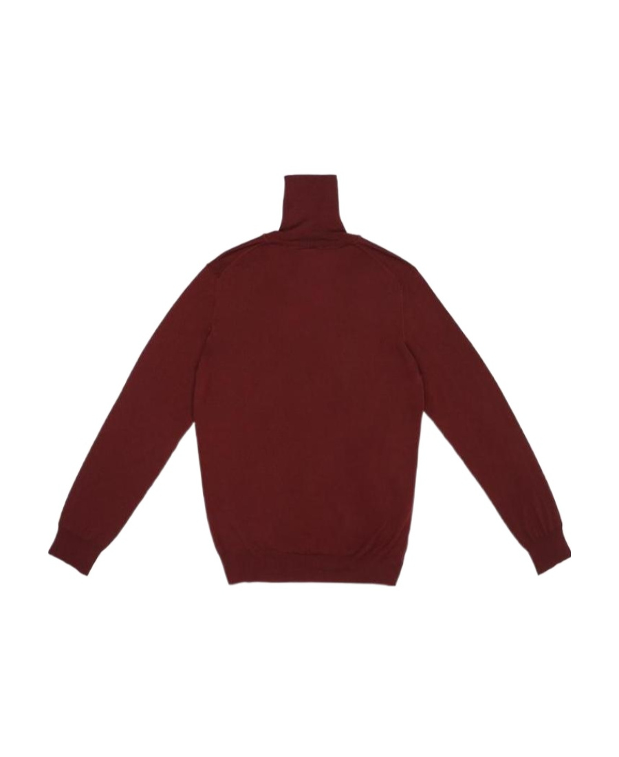 Ferragamo High-necked Sweater In Brown
