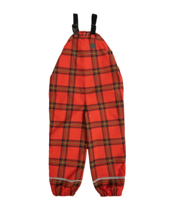 Mini Rodini Kids' Edelweiss Overalls In Red