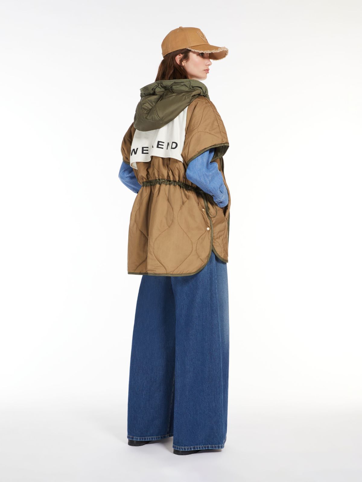 WEEKEND MAX MARA WEEKEND MAX MARA ZIP-UP DRAWSTRING REVERSIBLE JACKET