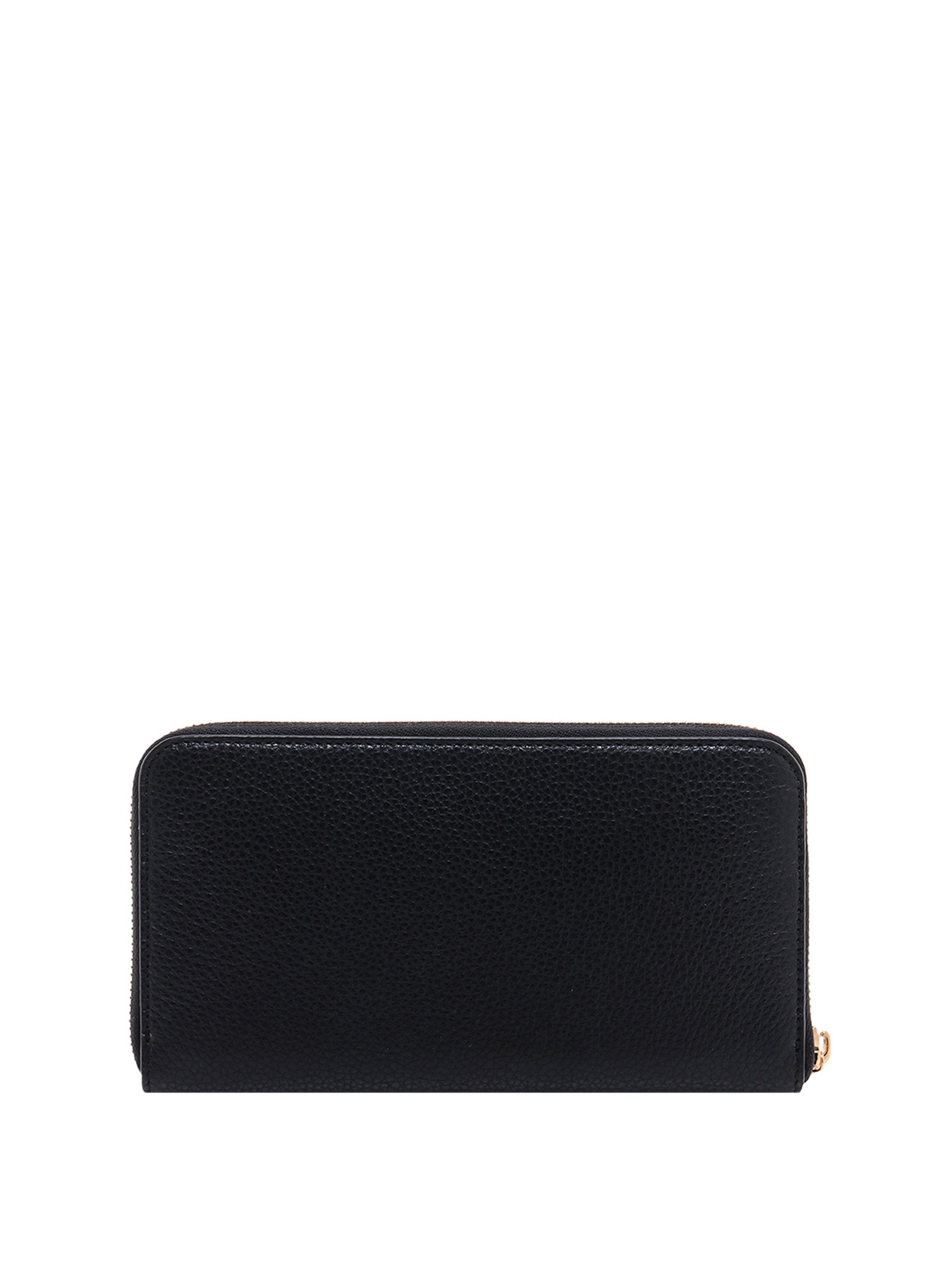 Ferragamo Gancini Continental Wallet In Black