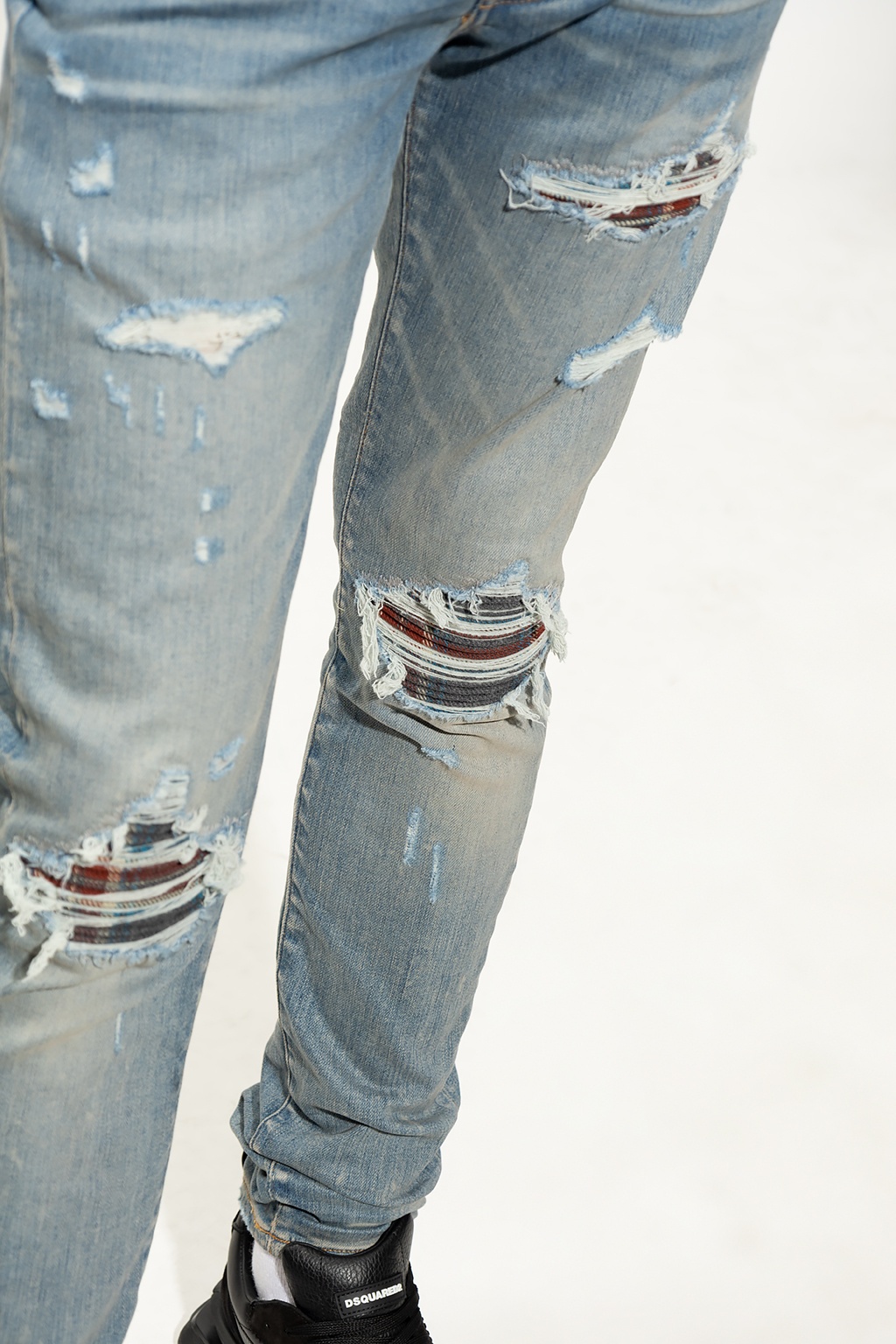 Amiri Imitation Old Jeans In Gray
