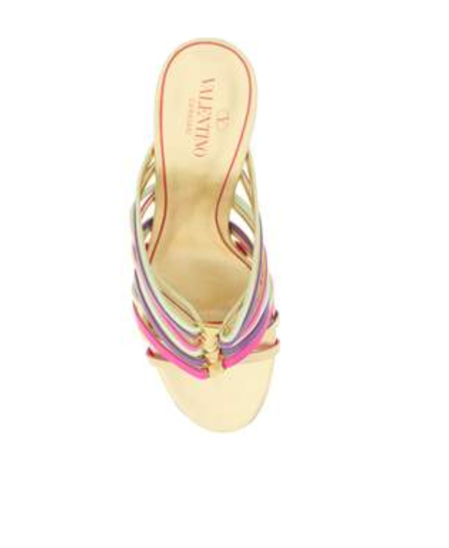 VALENTINO GARAVANI VALENTINO	GARAVANI ROCKSTUD OPEN TOE STILETTO MULES