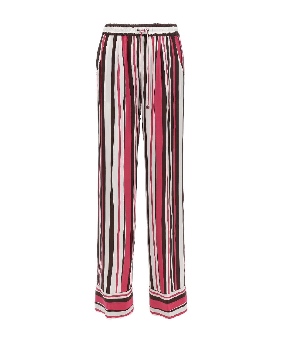 KITON KITON STRIPED DRAWSTRING PANTS 