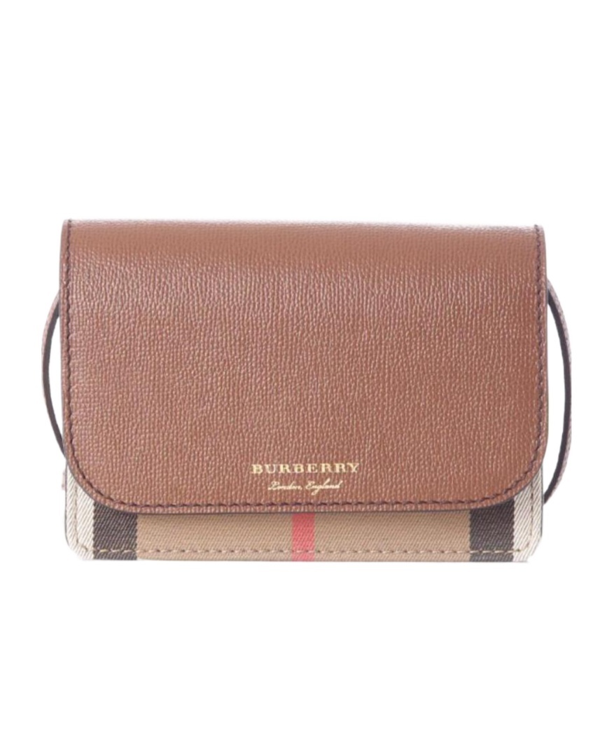 Burberry Hamshire House Checked Shoulder Bag In Brown