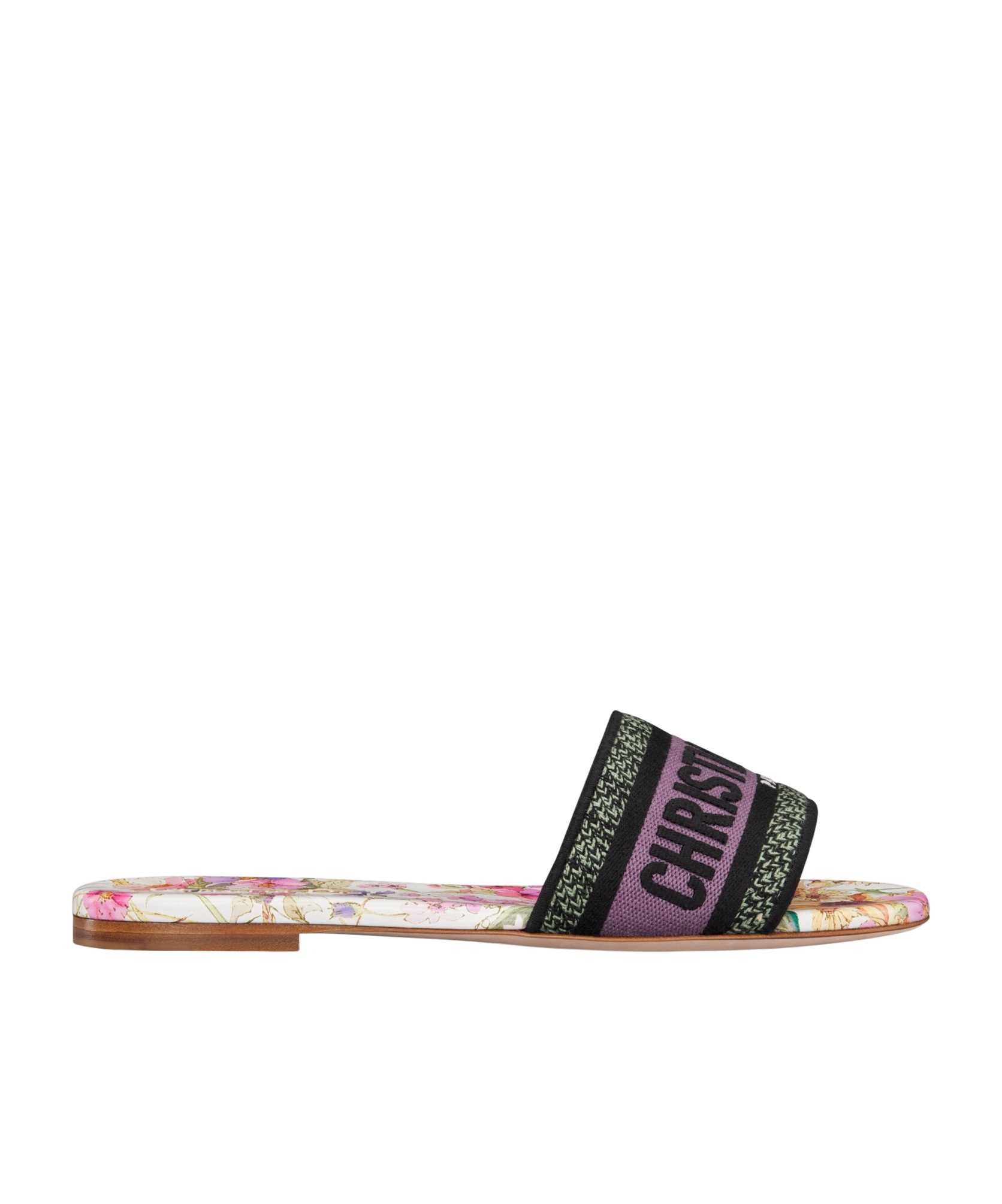 Dior Dway Logo Flip-flops In Multicolor