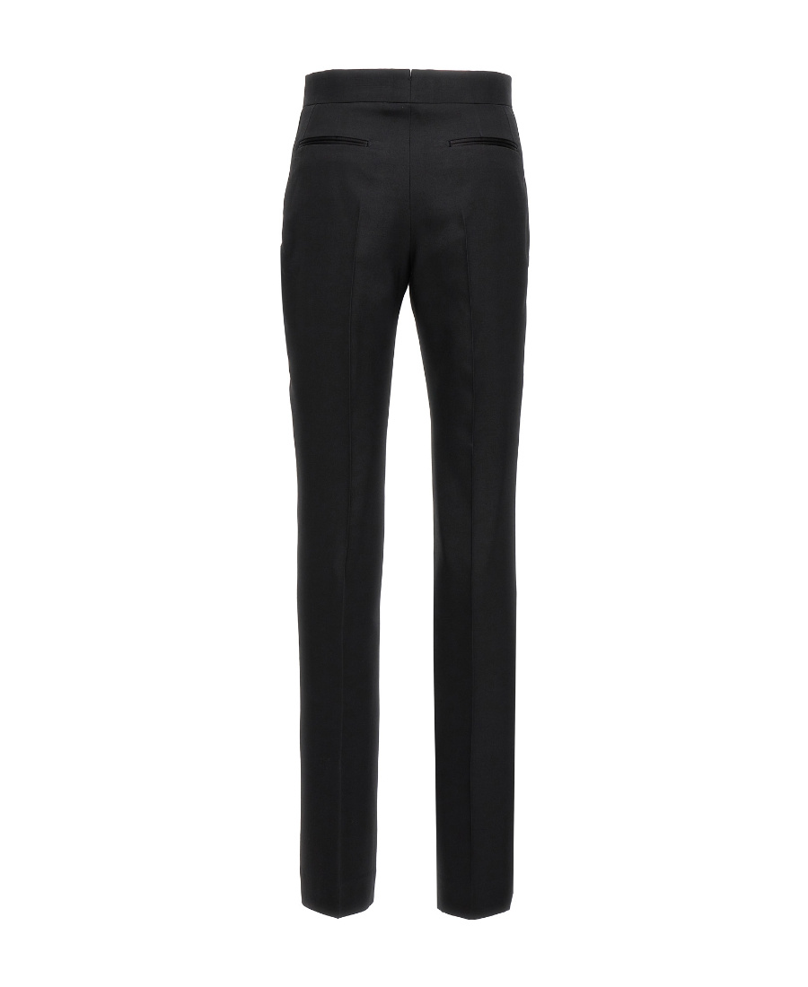 Tom Ford Straight-leg Silk-blend Trousers In Black