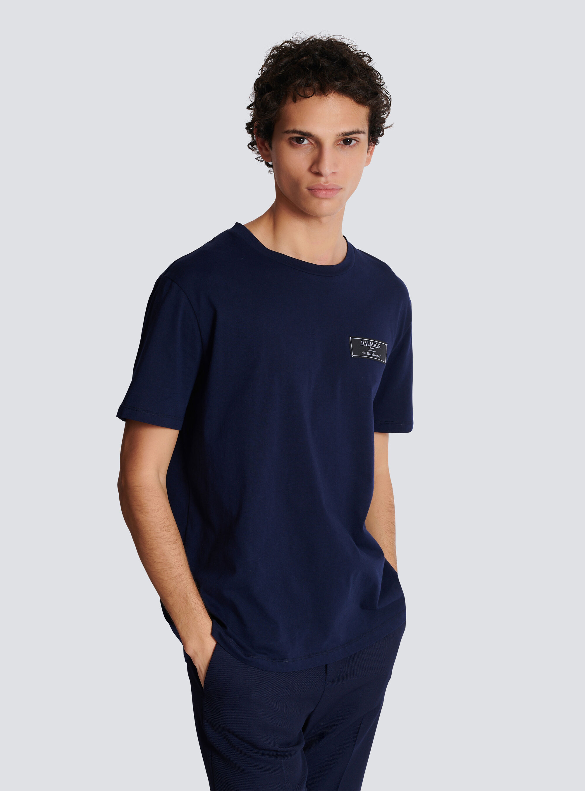 Balmain Short-sleeved T-shirt In Black