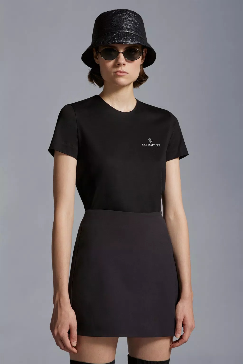 Moncler T-shirts And Polos Black In Black