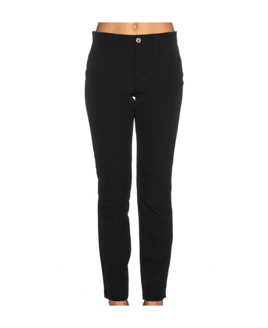 Shop Liu •jo Straight Jeans In Black
